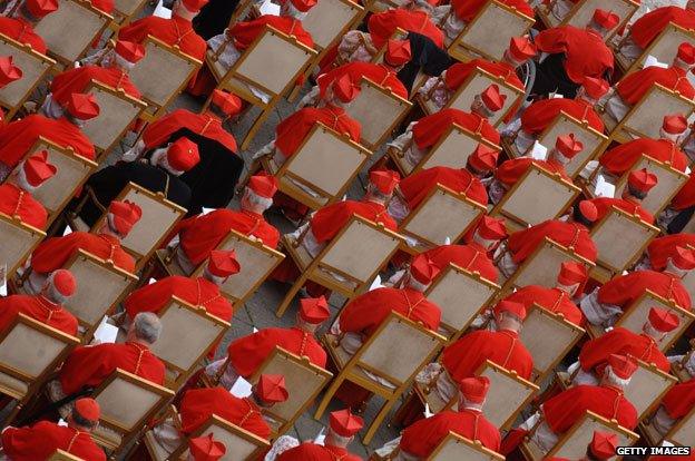 Cardinals at mass