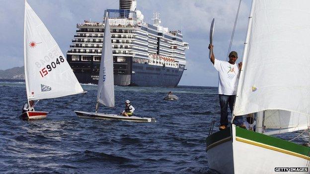 The 2006 baton off the British Virgin Islands