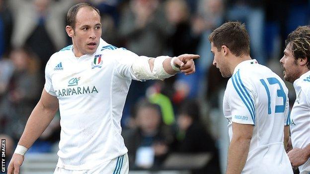 Italy captain Sergio Parisse