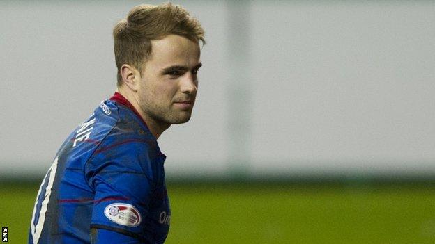 Inverness CT midfielder Andrew Shinnie