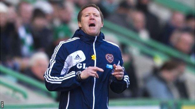 Hearts interim manager Gary Locke