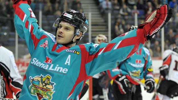 Craig Peacock of the Belfast Giants