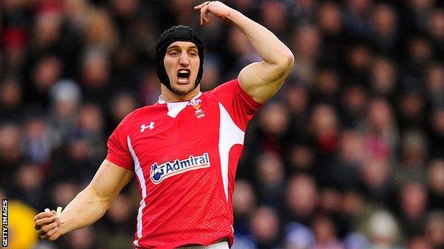 Wales open-side Sam Warburton