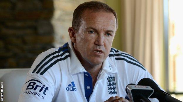 England coach Andy Flower