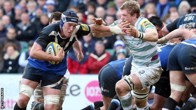 Ben Skirving in action for Bath