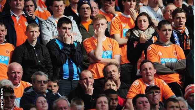 Blackpool fans