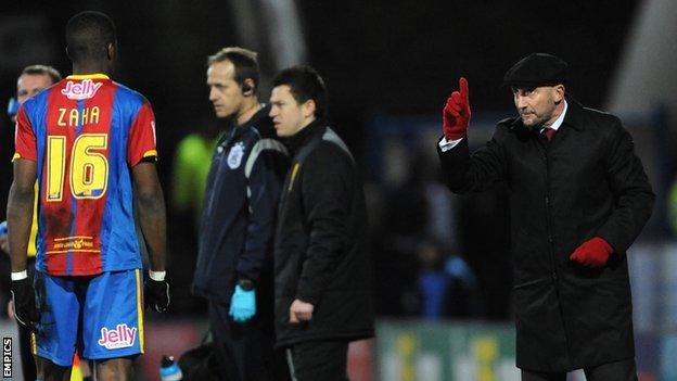 Wilfried Zaha & Ian Holloway