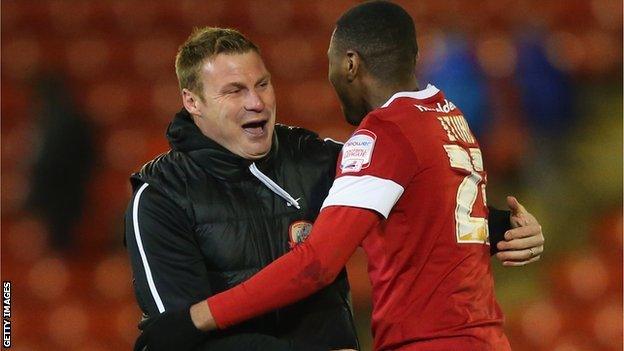 David Flitcroft and Kelvin Etuhu