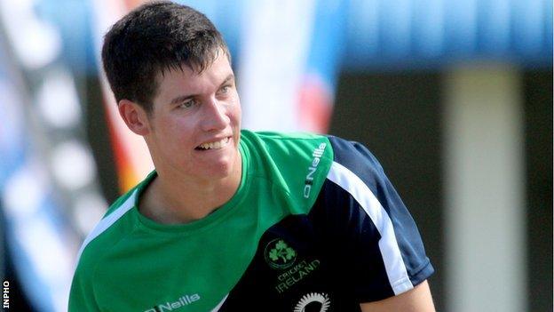 Ireland spinner George Dockrell