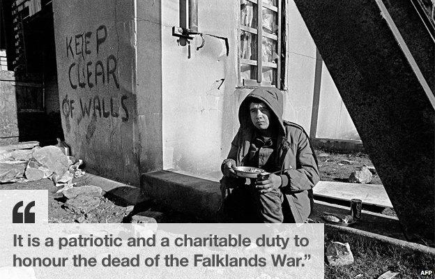 Argentine soldier in the Falklands