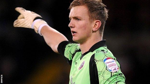 Sheffield United goalkeeper George Long