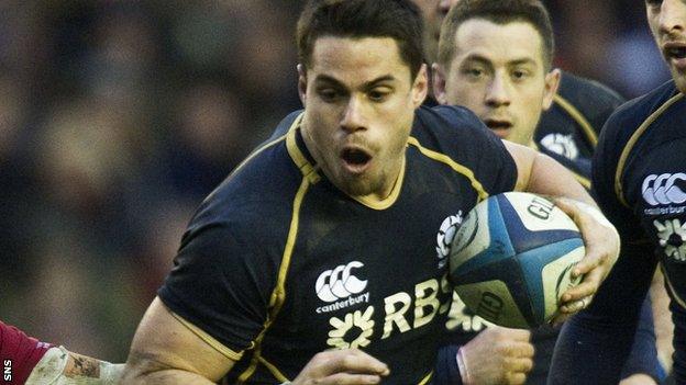 Scotland winger Sean Maitland