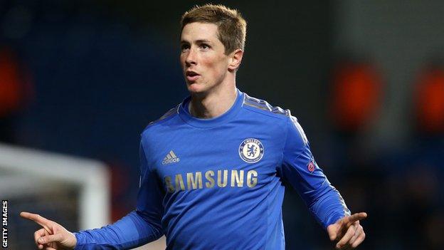 Chelsea striker Fernando Torres