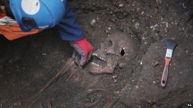 Black Death pit