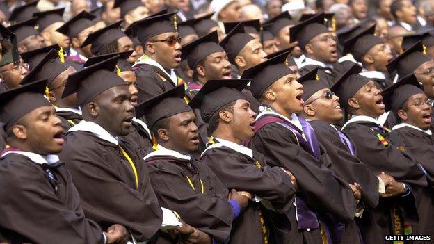 Graduate from Morehouse College, Atlanta