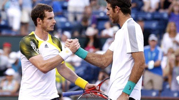 Andy Murray and Juan Martin del Potro