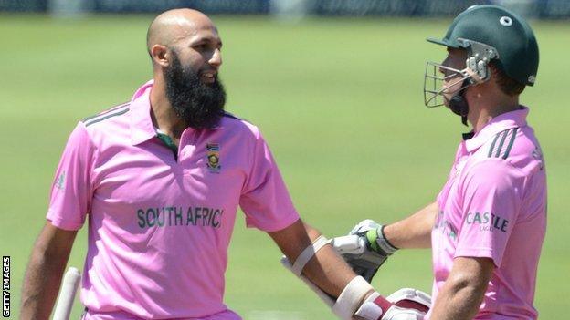 Hashim Amla and AB de Villiers