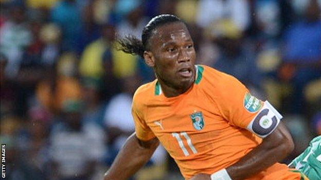 Ivory Coast striker Didier Drogba