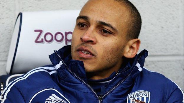 West Brom striker Peter Odemwingie