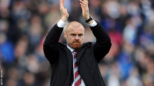 Burnley manager Sean Dyche