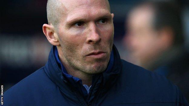 Blackburn Rovers manager Michael Appleton