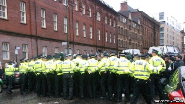 Green Brigade protest