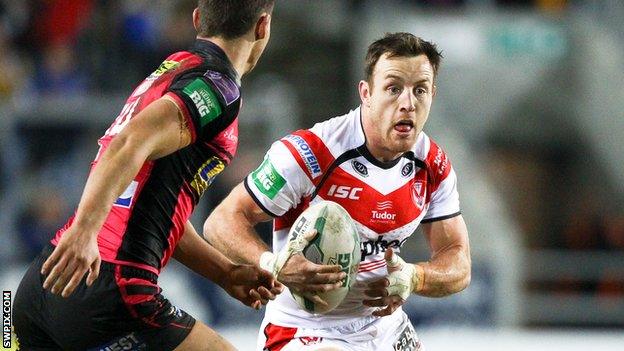 St Helens hooker James Roby