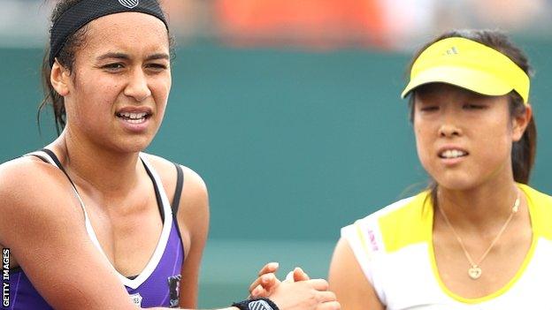 Heather Watson and Ayumi Morita