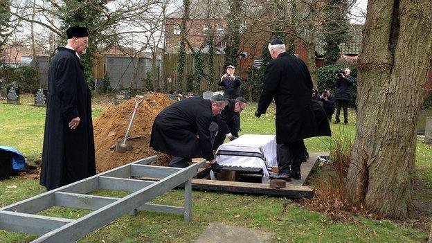 Burial of Jewish remains in Norwich cemetery