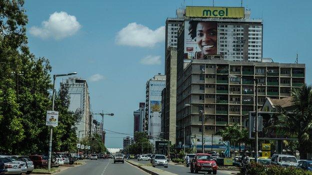 Street scene, Maputo, Mozambique