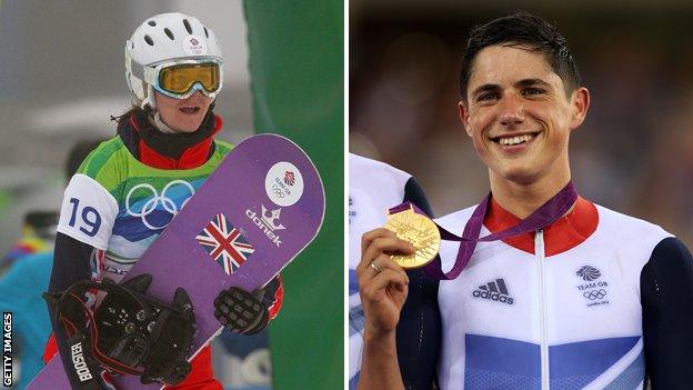 Zoe Gillings-Brier and Peter Kennaugh