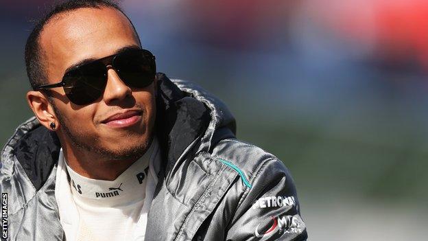 Mercedes's Lewis Hamilton