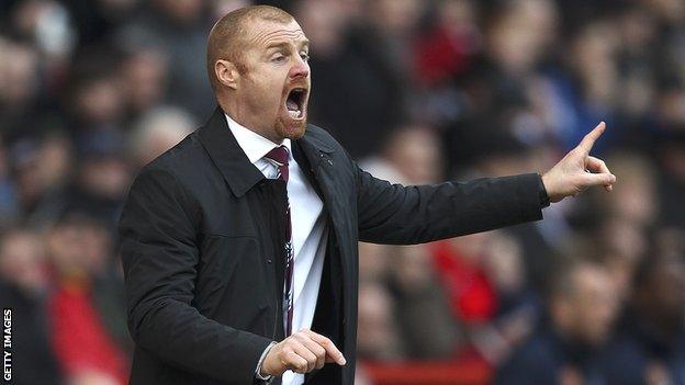 Burnley manager Sean Dyche