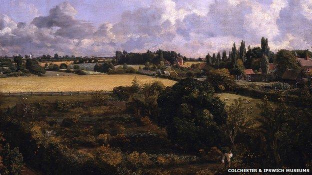 Golding Constable's Kitchen Garden by John Constable