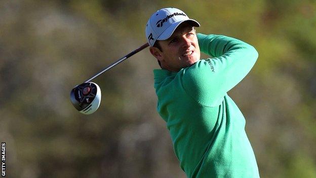 Justin Rose in first round action at the Arnold Palmer Invitational