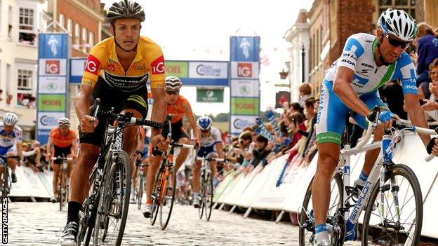 Tour of Britain 2012 winner Jonathan Tiernan-Locke