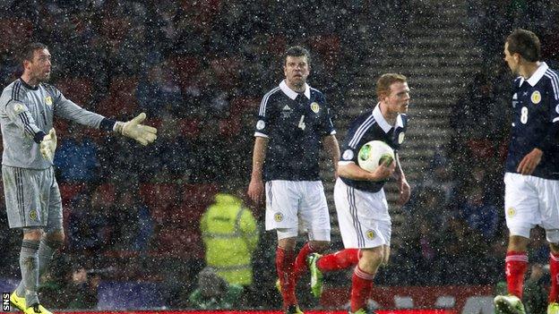 Scotland lost 2-1 at home to Wales