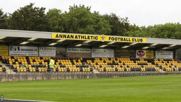 Annan Athletic's Galabank stadium