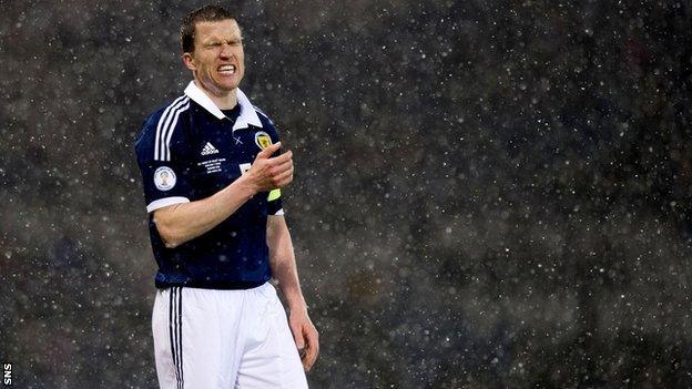 Scotland captain Gary Caldwell