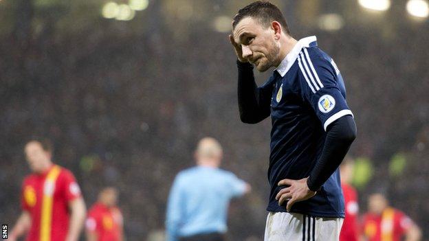 Scotland lost 2-1 to Wales on Friday