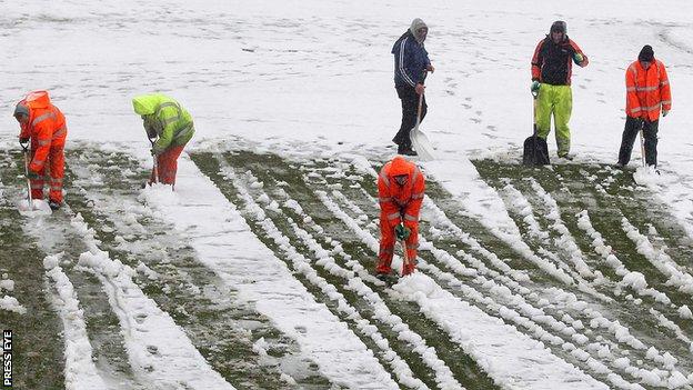 Northern Ireland's game against Russia had to be postponed