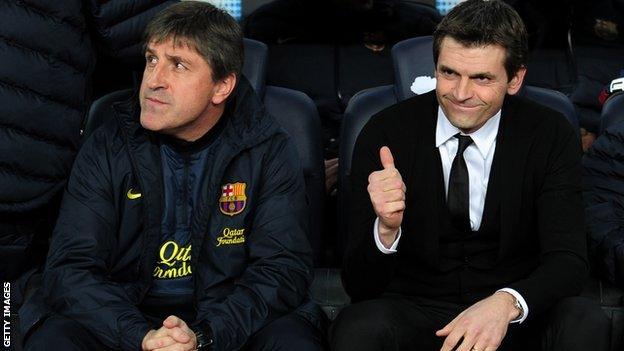 Barcelona coach Tito Vilanova