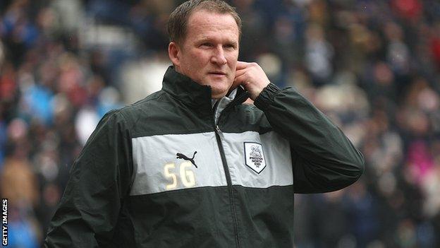 Preston North End manager Simon Grayson