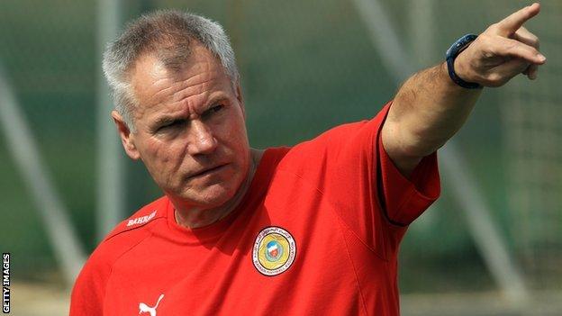 England Under-20 manager Peter Taylor