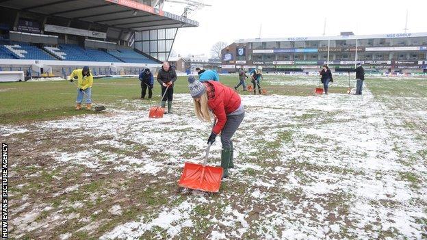 Snow and mud problems could become a thing of the past at the Arms Park