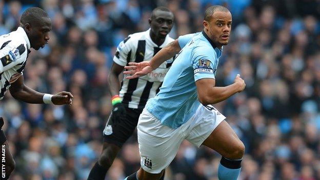 Manchester City's Vincent Kompany