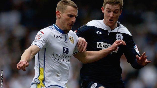 Leeds United defender Tom Lees