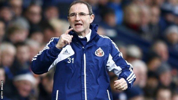 Sunderland manager Martin O'Neill