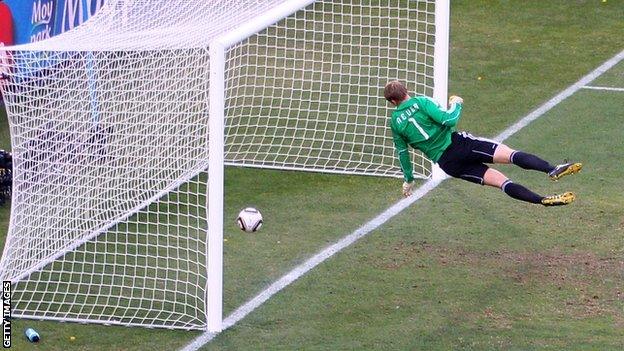 Frank Lampard's 'goal' against Germany