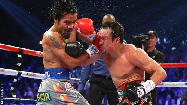 Manny Pacquiao and Juan Manuel Marquez